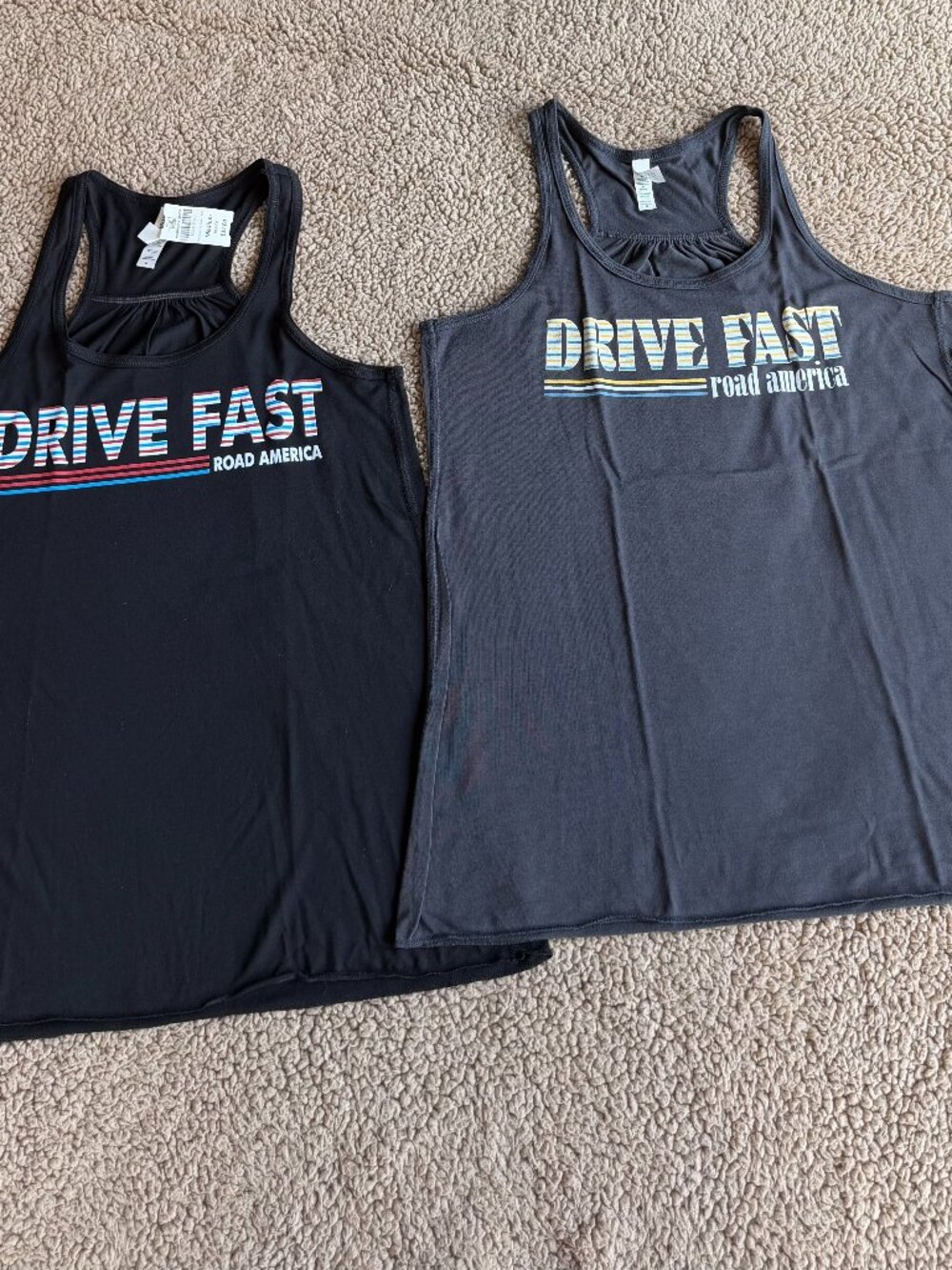 Road America DRIVE FAST Women's Tank Tops Medium